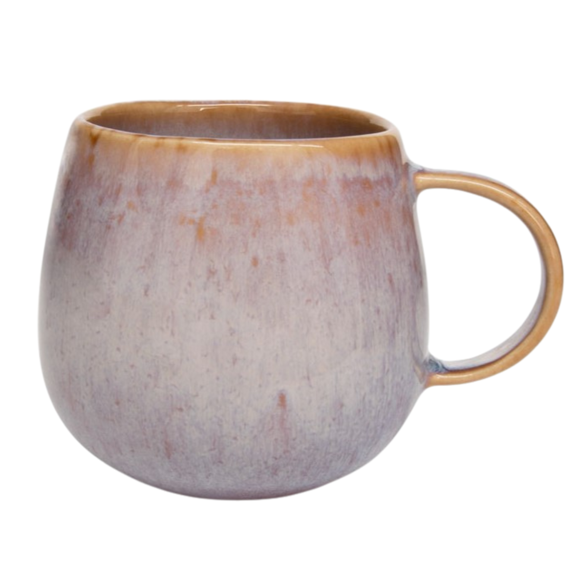 Keramik Kaffeetasse Amazonia groß Grün I Handgemachte Steingut Tasse 400 ml I 2 Stück