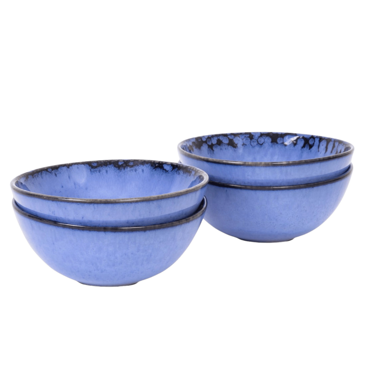 Amazonia Teller & Schalen Set Blau I 12 teiliges Set