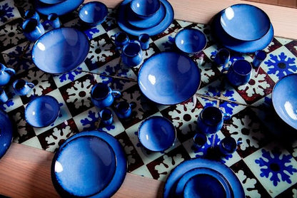 Amazonia Teller klein Blau I 4 Stück