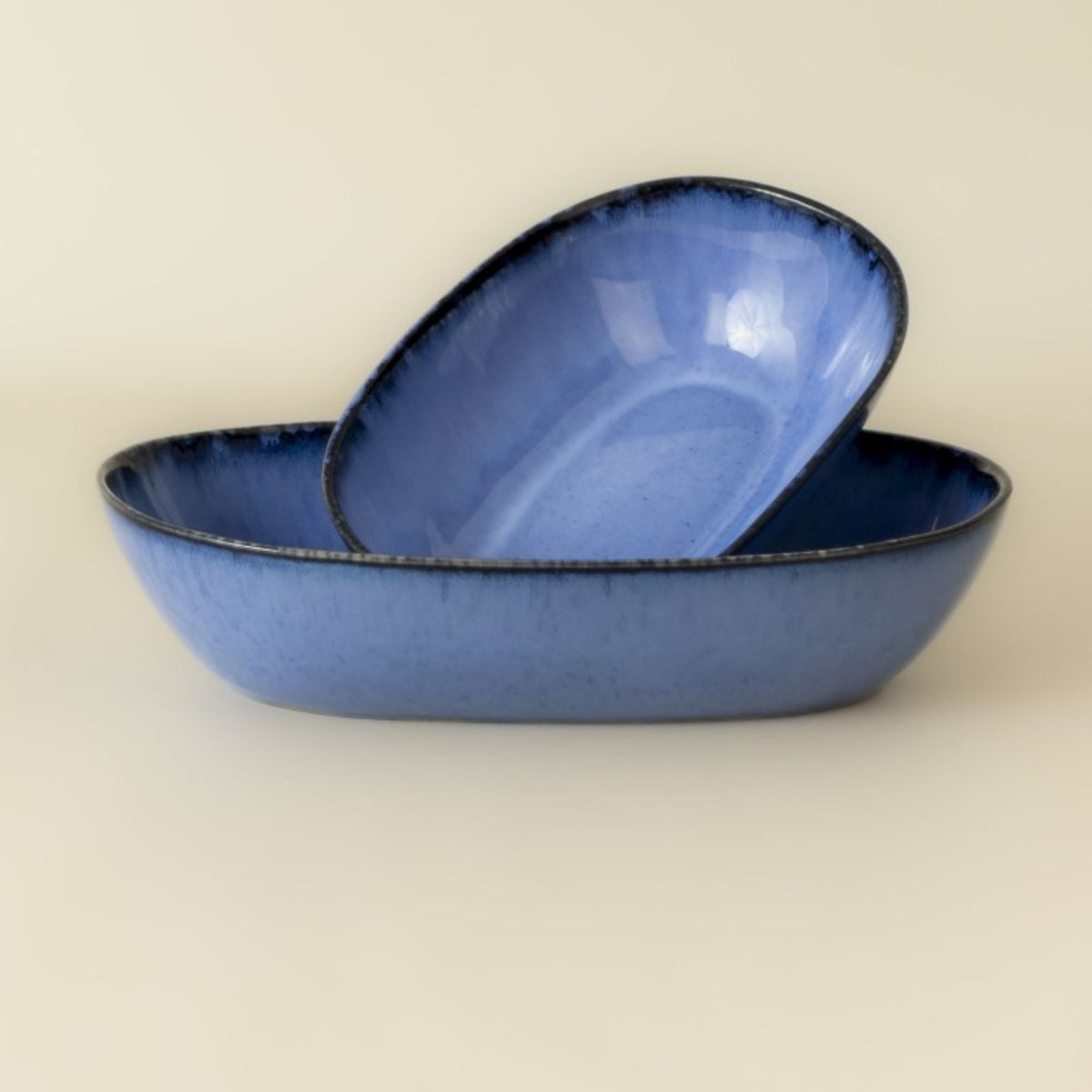 Amazonia Auflaufform Blau I 2 teiliges Set