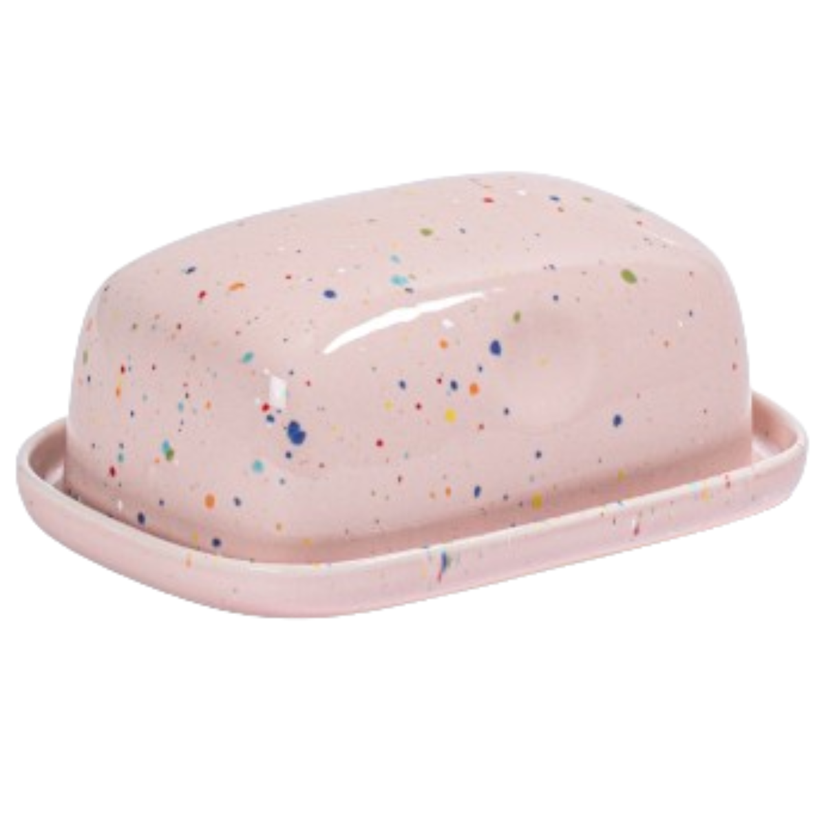 Primavera Butter Dish Pink