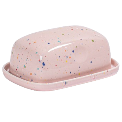 Primavera Butter Dish Pink