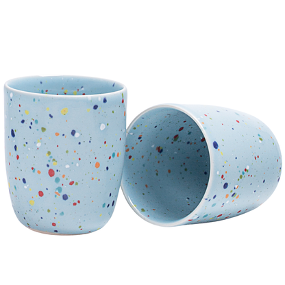 Keramik Becher New Party Weiß - 220 ml | Egg Back Home