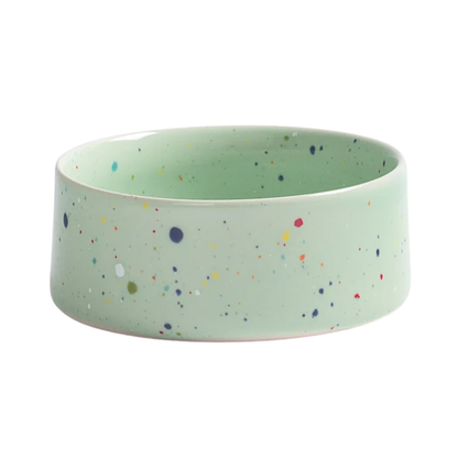 Ceramic Dog Bowl & Cat Bowl Ø14 cm Blue – Egg Back Home Party Food Bowls