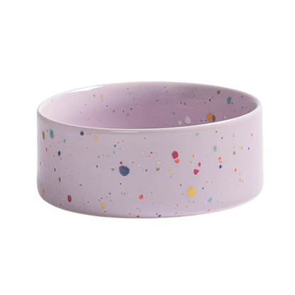 Keramik Hundenapf & Katzennapf 2er Set Ø14 cm Weiss – Egg Back Home Party Futternäpfe