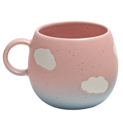 Keramik Tasse Rosa Cloud Becher 500ml | Egg Back Home