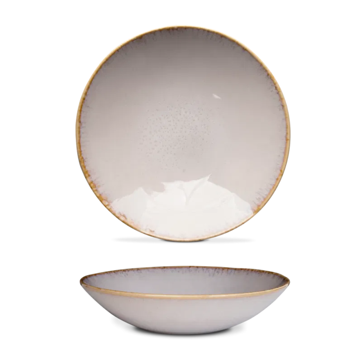Suppenteller Keramik schwarz – tiefer handgemachter Teller für Suppe & Bowls | Black Stone Kollektion