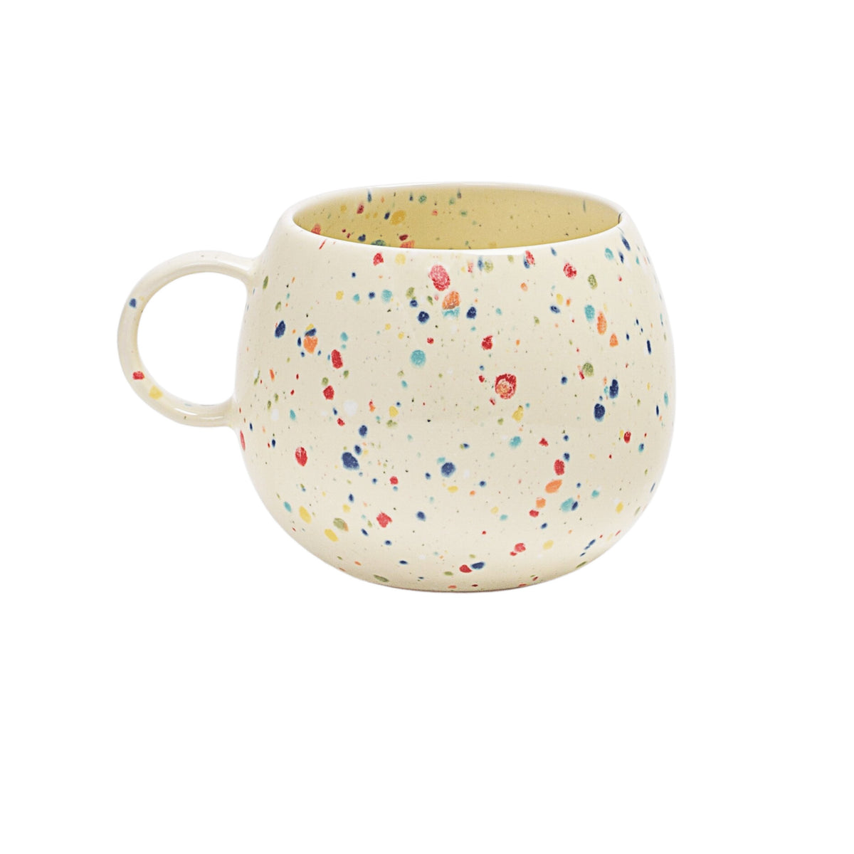 Primavera Keramik Tasse groß Gelb