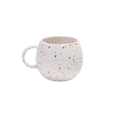 Primavera Keramik Tasse medium Weiß