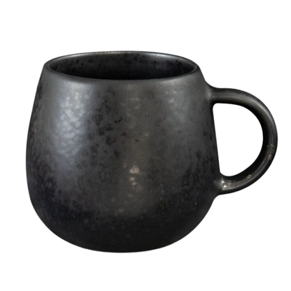 Keramik Kaffeetasse Amazonia groß Grün I Handgemachte Steingut Tasse 400 ml