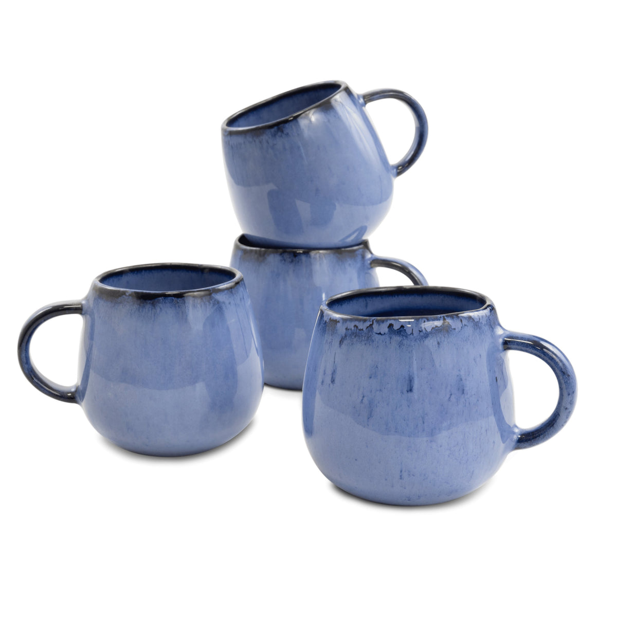 Amazonia Keramik Tasse groß Blau