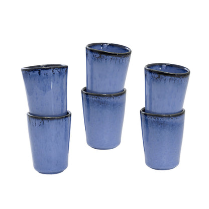 Amazonia Espressotasse klein Blau I 6 Stück