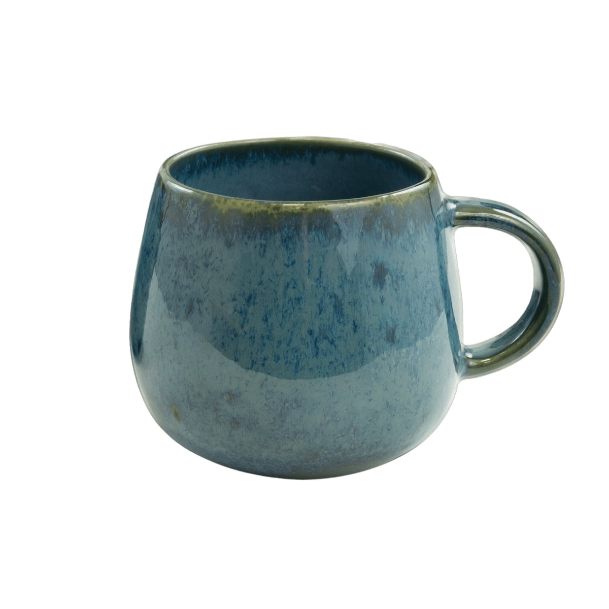 Amazonia Keramik Tasse groß Grün I 2 Stück