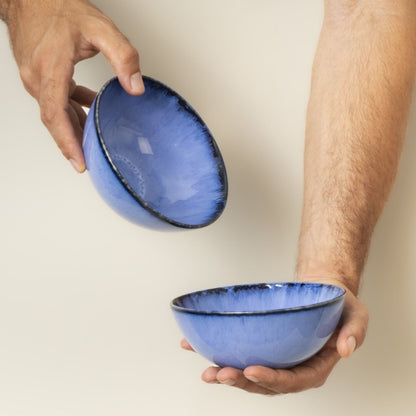 Amazonia Frühstücks Set Blau I 12 teiliges Set