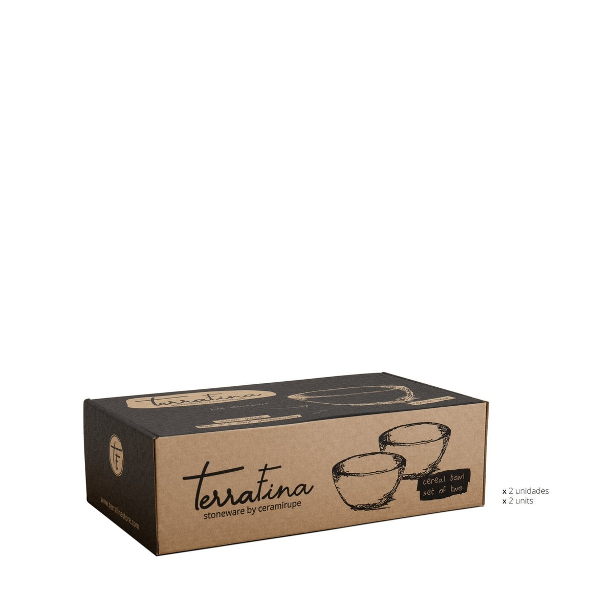 Amazonia Schale klein Creme I 2 Stück