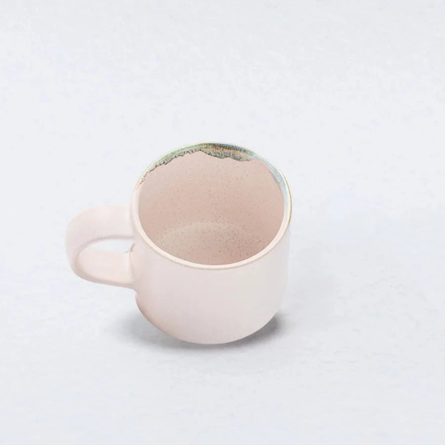 Douro Keramik Becher mit Henkel Pastell