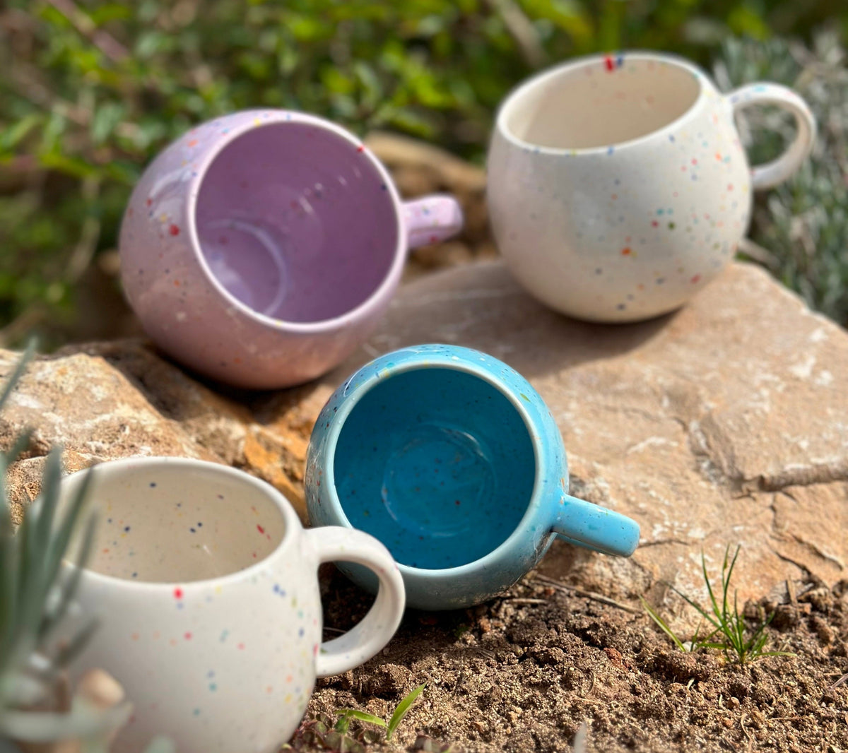 Primavera Keramik Tasse groß Rosa